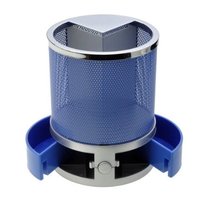 Horloge de table numérique à LED, support de stylo en plastique maillé, porte-crayons multifonction, calendrier, minuteur, support de stylo de bureau