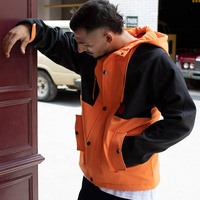 YIMENG Service OEM personnalisé Veste parka matelassée imperméable à col montant à motif lettres pour homme Hiver 2026