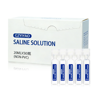 Factory 0.9% Physiological Sodium Saline Salt Solution for Tattoo Local Diluted Salt Water Purification Solution 15ml