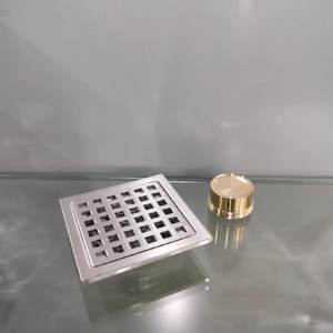 Drain <span class=keywords><strong>de</strong></span> sol <span class=keywords><strong>de</strong></span> <span class=keywords><strong>douche</strong></span> en acier inoxydable 304 <span class=keywords><strong>de</strong></span> conception carrée moderne avec <span class=keywords><strong>grille</strong></span> <span class=keywords><strong>de</strong></span> couverture amovible pour hôtels - Product Image 3