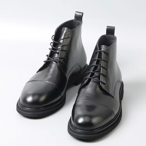 Bottes Chukka Classiques Rétro pour Hommes 2025 – Tendance, en Cuir Véritable, à Enfiler, Imperméables, Semelle Extérieure en Caoutchouc – EVERGREEN Automne - Product Image 2