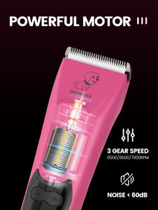 2025 nuevos productos de limpieza para mascotas tipo C inalámbrico recargable de bajo ruido cortadora de pelo para mascotas cortadora de pelo para perros máquina para cortar pelo de pata - Product Image 4