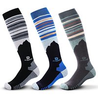 Chaussettes de sport thermiques d'hiver en laine Marino pour unisexe