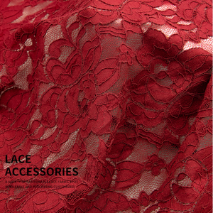 Bán Buôn Trắng Nhiều Màu 147Cm Nylon 90% Spandex 10% Ren Guipure Vải Thêu Pháp Ren - Product Image 6