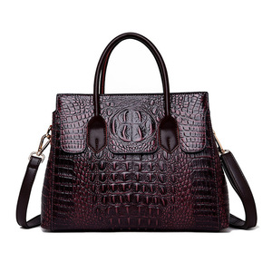 Sac à main en PU gaufré façon croco pour femme, style mode 2026 |   Sac à bandoulière vintage à motif <span class=keywords><strong>crocodile</strong></span> - Product Image 1