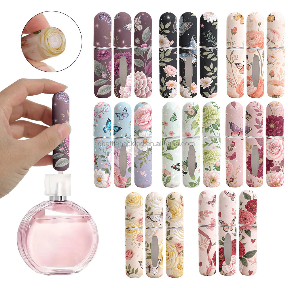 pink perfume bottle