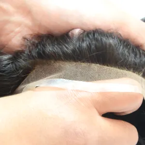 В наличии невидимые волосы био-парик из человеческих волос, системы замены волос для мужчин