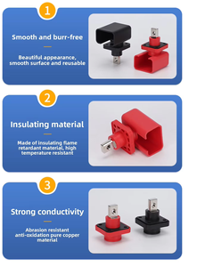 מחבר זרם גבוה 100A/120A/150A/200A/300A 600V BMS PCBA בלוק חיבורי סוללה למערכת אחסון אנרגיה CN GUA - Product Image 6