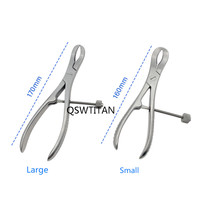 Forceps de réduction à phalanges dentées en acier inoxydable, autoclavables, forceps de maintien osseux, instruments d'orthopédie vétérinaire