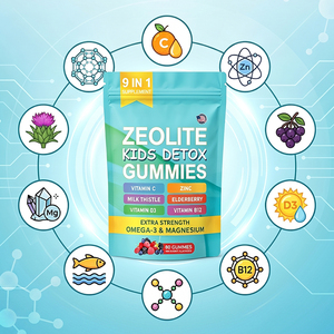 Gomitas <span class=keywords><strong>Detox</strong></span> de Zeolita para Niños de Marca Privada OEM con <span class=keywords><strong>Omega</strong></span>-<span class=keywords><strong>3</strong></span> y Magnesio, Fórmula Extra Fuerte para Niños - Product Image 4