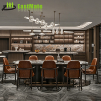 Ensemble de salle à manger élégant, moderne et durable pour les hôtels et restaurants haut de gamme, les espaces de restauration publique en plein air