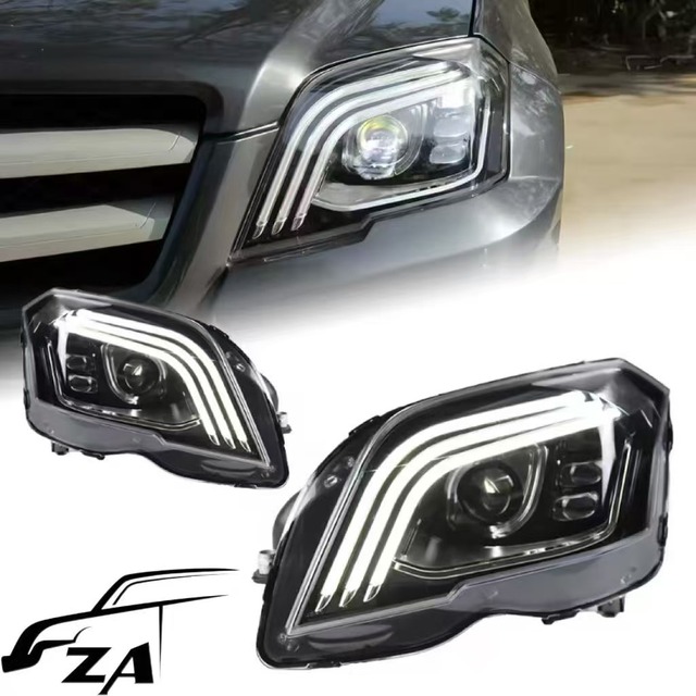Car Lights for X204 Headlight Projector Lens GLK-Class GLK250 Dynamic Signal Head Lamp GLK300 LED Headlights Drl Automotive