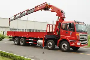 Grúa montada en camión SQ16ZK4Q, brazo nudillo de 16 toneladas, grúa montada en camión, en venta