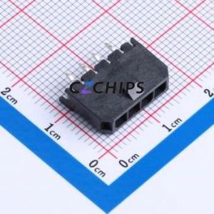 436500416 Wire-to-Board Pin Header Through hole Component (THT),P=3mm Connector 1x4P 3mm Through Hole Micro-Fit (MX 3.0) - Product Image 1