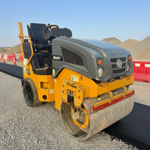รถบดอัดดินขนาดเล็กยี่ห้อซันนี่มือสอง 3 ตัน รุ่น SZR30C-8 SZR20C-8 SZR35C-8 แบบสั่นสะเทือน พร้อมล้อเหล็กและยางเดี่ยว - Product Image 2