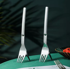 2 in 1 <b>Watermelon</b> Fork Slicer Multi-purpose <b>Watermelon</b> Slicer <b>Cutter</b> Knife Stainless Steel Kitchen Fruit Cutting Fork - Product Image 6