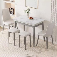 Table à manger moderne multifonctionnelle, plusieurs couleurs, bois massif, extensible, réglable, placement mural, meubles de maison Rosegia