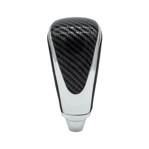 Poignée de levier de vitesses automatique pour voiture Mazda, grain de bois, fibre de carbone, ergonomique, accessoire pour cabine de conduite - Product Image 4