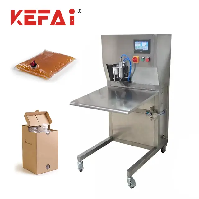 KEFAI Automatic Efficient Bags In Box con distributore di vino al latte concentrato con valvola 5l 10l riempitrice di liquidi