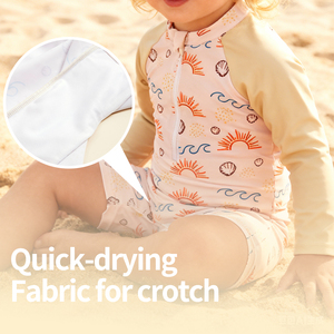 Traje de Baño de Manga Larga con Protección Solar UPF 50+ para Niños y Niñas, Ropa de Playa - Product Image 6