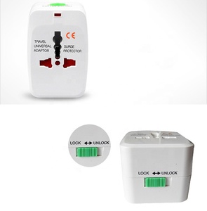Adaptador de viaje universal todo en uno internacional mundial Adaptador de enchufe de alimentación de CA de pared para EE. UU. UE Reino Unido AUS Teléfono celular Laptop - Product Image 3