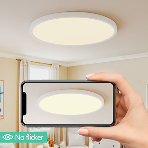 Disponibile negli USA, Spedizione Gratuita, Consegna Rapida, Confezione da 4, Plafoniera LED da 16 Pollici, 5 Temperature di Colore Selezionabili, 32W 3520LM, Sottile e Compatta - Product Image 3