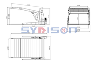 Système de stockage de véhicules compact inclinable pour parking, capacité de stationnement double, gain de place