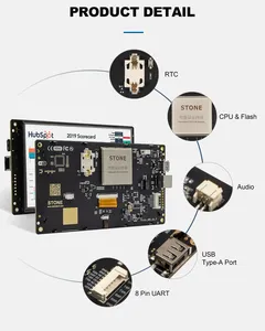 Casa intelligente Pannello di Controllo! 7 pollici LCD Seriale Modulo con Scheda Madre e RS232/RS485/Interfaccia TTL