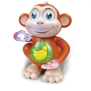 Juguetes Jinming para Niños, Funciona con Pilas, con Luz y Música, Mono Eléctrico que Camina y Baila - Product Image 1