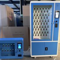 Gabinete de Llaves Inteligente de Pared o de Pie con Sistema de Gestión de Llaves RFID, 30 Ranuras, de Acero, para Servicio de Automóviles u Oficina