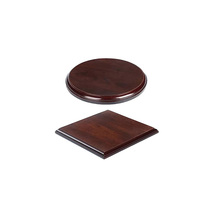 Présentoirs multicouches en bois massif écologique, formes personnalisées, socles carrés et octogonaux pour artisanat, bijoux et figurines