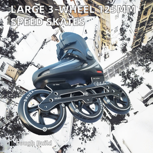 <span class=keywords><strong>Patines</strong></span> de velocidad OEM nuevos Liao para adultos, talla grande, 125 mm, con tres ruedas para calle, para niños - Product Image 2