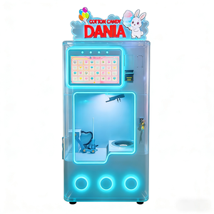 Machine distributrice automatique de barbe à papa commerciale, directement de l'usine chinoise, pour gagner de l'argent - Product Image 4