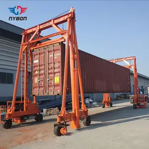 50ton RTG gomma stanco container gru a cavalletto per la vendita da henan