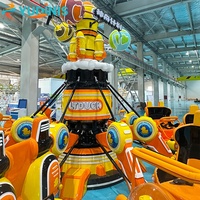 Projet de conception de parc d'attractions commercial extérieur à thème canard pour fête foraine, équipement de parc d'attractions