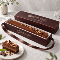 Boîtes d'emballage pour boulangerie personnalisées de haute qualité, boîtes en papier de qualité alimentaire pour gâteaux, pâtisseries, desserts, pains, beignets avec poignée en ruban