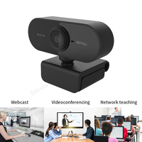 Webcam 1080p 2K Autofokus Usb Laptop Web Cam Panggilan Video Dengan Mikrofon untuk Konferensi Zoom Skype Facetime Laptop Desktop