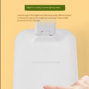 โคมไฟตั้งโต๊ะแบบสัมผัสหรี่แสงได้แบบชาร์จไฟได้ โคมไฟอ่านหนังสือแบบพับได้ LED ระดับมืออาชีพพร้อมพอร์ตชาร์จ USB - Product Image 5