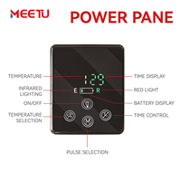 Ceinture de thérapie par lumière rouge sans fil OEM/ODM, 660nm 850nm, infrarouge, LED chauffante, vibration, rechargeable