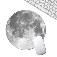 Service OEM ODM Tapis de souris rond doux sublimé de 22cm Tapis de souris par sublimation pour l'usage de bureau