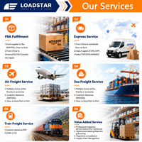 Servicio Puerta a Puerta DDP de China a EE. UU., Canadá y México, Envío Aéreo Internacional LCL + Express, Agente de Carga con Soporte 24/7
