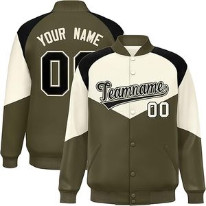 Chaqueta Varsity Personalizada con Parches y Logotipo, Chaqueta Bomber Bordada para Hombre, Uniforme de Béisbol, Chaqueta Letterman - Product Image 2