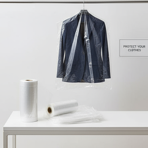 Sacche Trasparenti Personalizzate in Polietilene per Abiti, Borse Porta Abiti con Logo Personalizzato, Sacchetti in Plastica di Alta Qualità per Lavanderia a Secco su Rotolo - Product Image 4