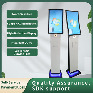 23.6 inch cong sàn đứng tự phục vụ màn hình cảm ứng kiosk bán chạy với máy quét QR & Máy in nhiệt - Product Image 6
