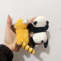 Wowei Aimant de réfrigérateur en peluche panda dessin animé mignon, jouet, autocollant magnétique, souvenir de voyage, cadeau, mini-poupées, jouets en peluche