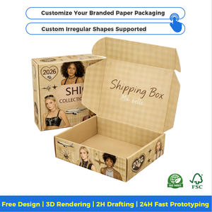 Scatole per Spedizioni Personalizzate in Materiali Riciclati Biodegradabili con Manico e Spugna per Spedizioni Ecologiche - Product Image 2