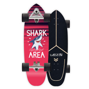 <span class=keywords><strong>Longboard</strong></span> complet de style rétro KRD SEN pour le surf sur route en bois d'érable, idéal pour les jeunes, pour une utilisation en extérieur, sur la rue et en compétition - Product Image 4