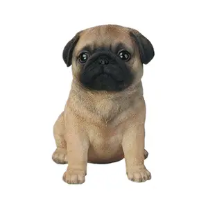 Tùy Chỉnh Pug Dog Figurine Nhà Sản Xuất