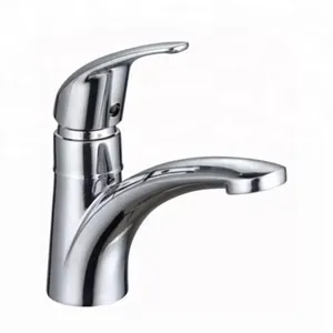 High Quality Chrome Brass 2 Function Sanitary Ware Single Handle Hand Wash Basin Faucet Bathroom