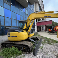 Excavatrice compacte Komatsu PC78 d'occasion, importation japonaise d'origine, mini-excavatrice de 7 tonnes à vendre